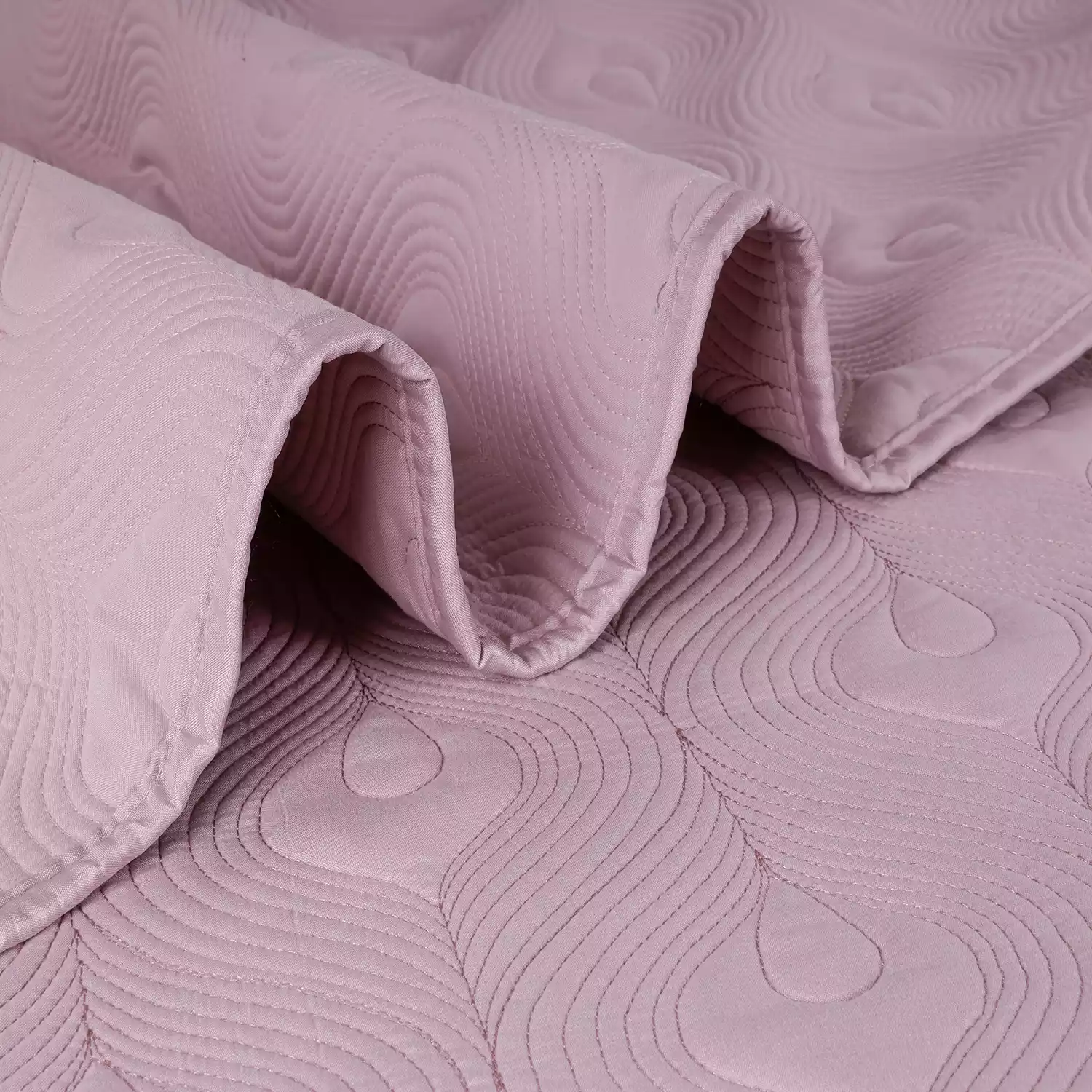 Valtellina India Amora Embroidery Quilted King Size 5 Piece Bedspread Set - Image 3